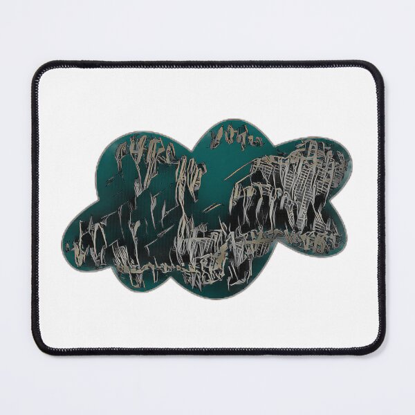 Item preview, Cloud shape in green designed and sold by FlossOrFi.