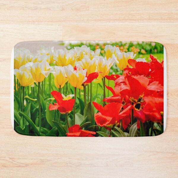 Item preview, Yellow & Red Tulips Photography designed and sold by Inspirely.