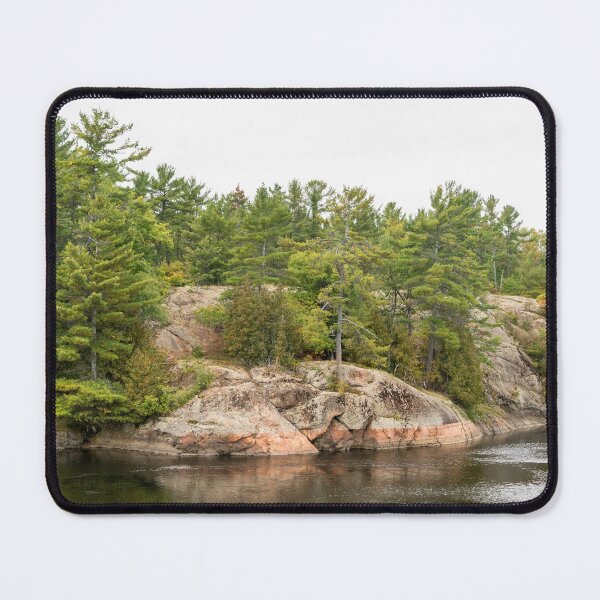 Item preview, Mississagi River Ecotherapy - Pink Granite and Pine Trees designed and sold by Georgia Mizuleva.