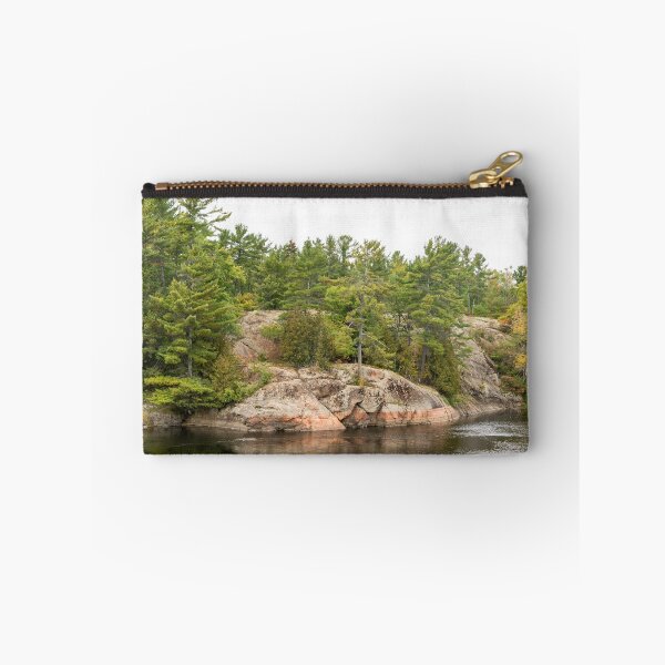 Item preview, Mississagi River Ecotherapy - Pink Granite and Pine Trees designed and sold by Georgia Mizuleva.