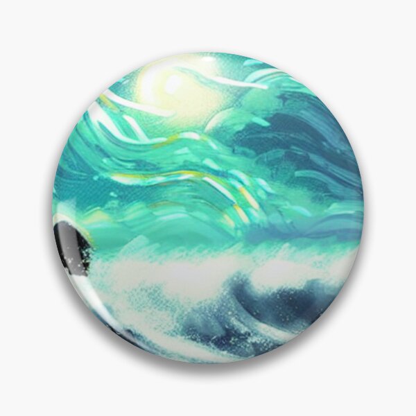 Item preview, Ocean Waves Moonlight Painting Series - Painting 9 -Throw Pillows and Prints.  designed and sold by ScatterHub.