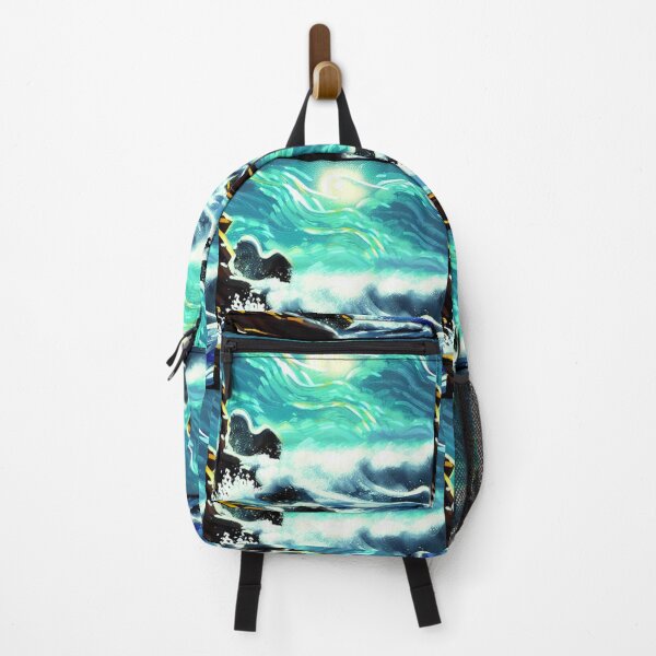 Item preview, Ocean Waves Moonlight Painting Series - Painting 9 -Throw Pillows and Prints.  designed and sold by ScatterHub.