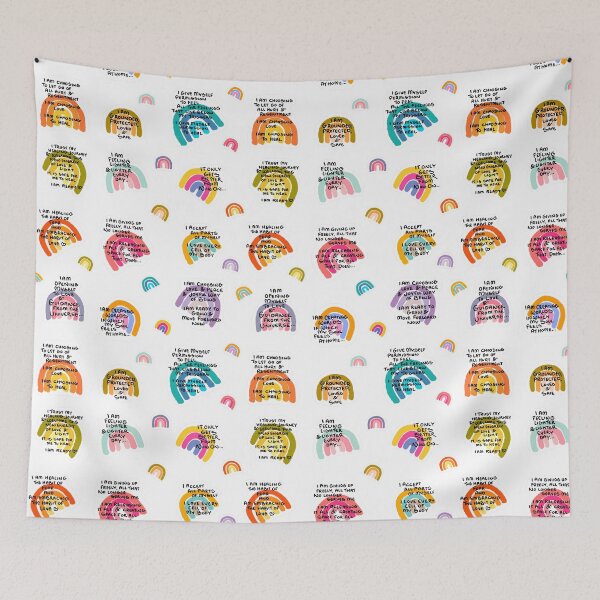 Item preview, healing affirmations | rainbow sticker pack (better in larger sizes) designed and sold by mydoodlesateme.
