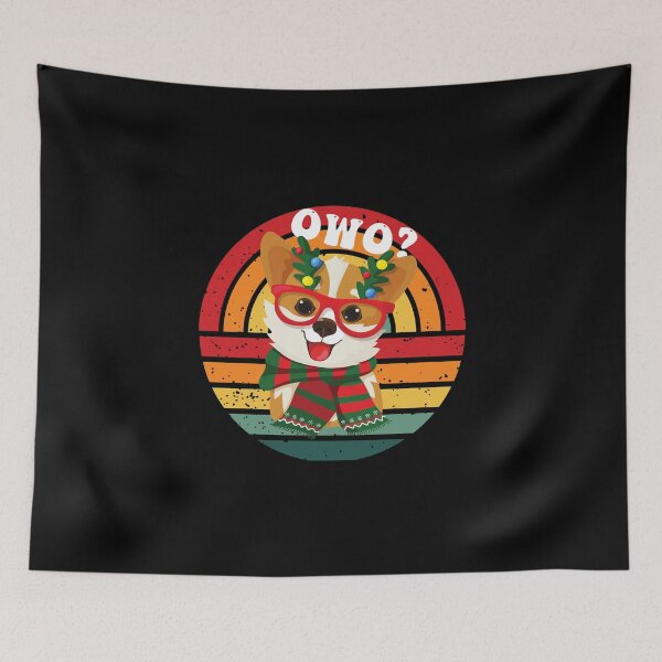 Item preview, Corgi owo uwu emote Christmas  designed and sold by Akimatax ✯✯✯✯✯.