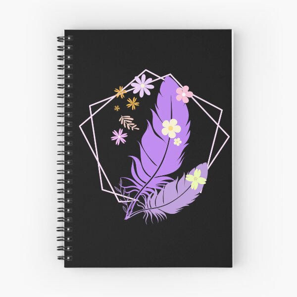 Item preview, Feather on purple flowers designed and sold by arozdesign.