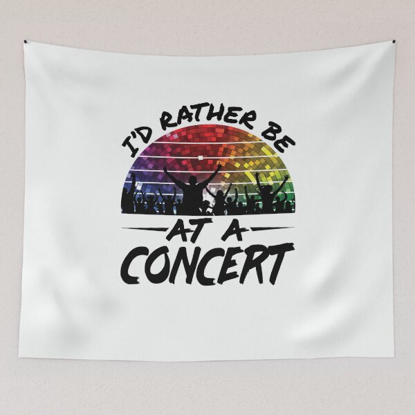 Item preview, I'd Rather Be At a Concert designed and sold by jaygo.