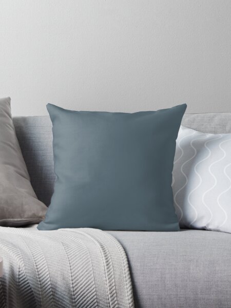 Item preview, PLAIN CADET BLUE |SHADES OF BLUE |HUES OF GREY OR GRAY  - OVER 100 SHADES OF GREY AND SILVERS ON OZCUSHIONS designed and sold by ozcushions.
