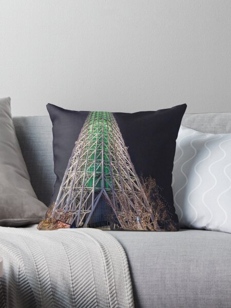 Tokyo Skytree Throw Pillow