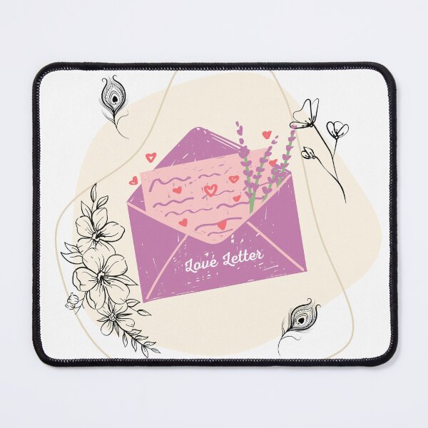Item preview, Love letter with flower designed and sold by arozdesign.