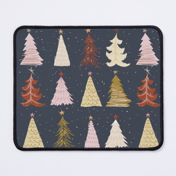Item preview, Holiday Trees - Simple Muted Colors Seasonal Christmas (Night Time) designed and sold by vron615.