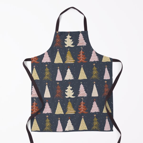 Item preview, Holiday Trees - Simple Muted Colors Seasonal Christmas (Night Time) designed and sold by vron615.