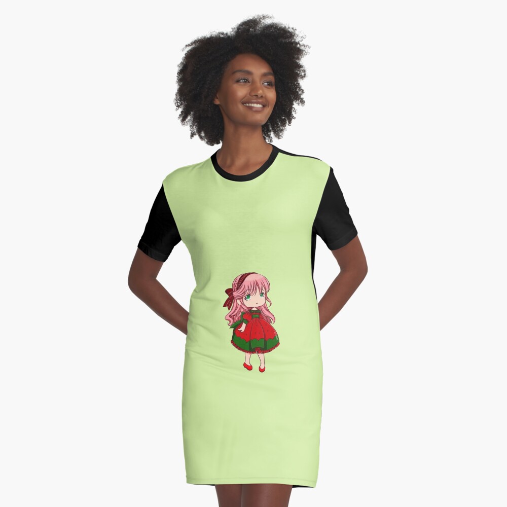 Item preview, Graphic T-Shirt Dress designed and sold by Hawa777ARTS.