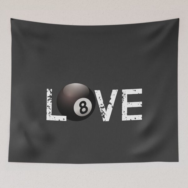 Item preview, Billard Love 8-ball designed and sold by Monikatees.