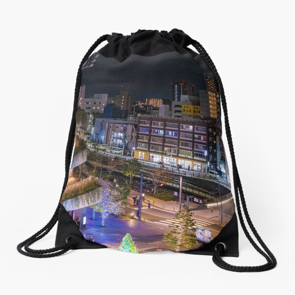 Sumida-ku Nightscape Drawstring Bag