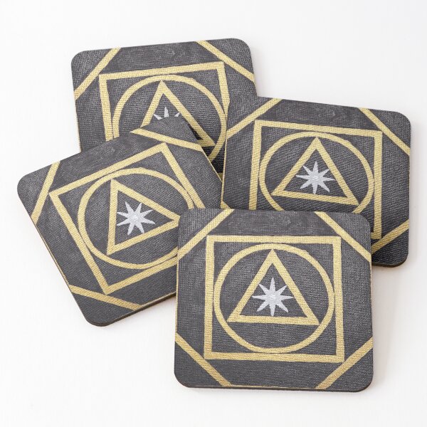 Item preview, Geometric Shapes Pattern - Black & Gold designed and sold by ScottE01.