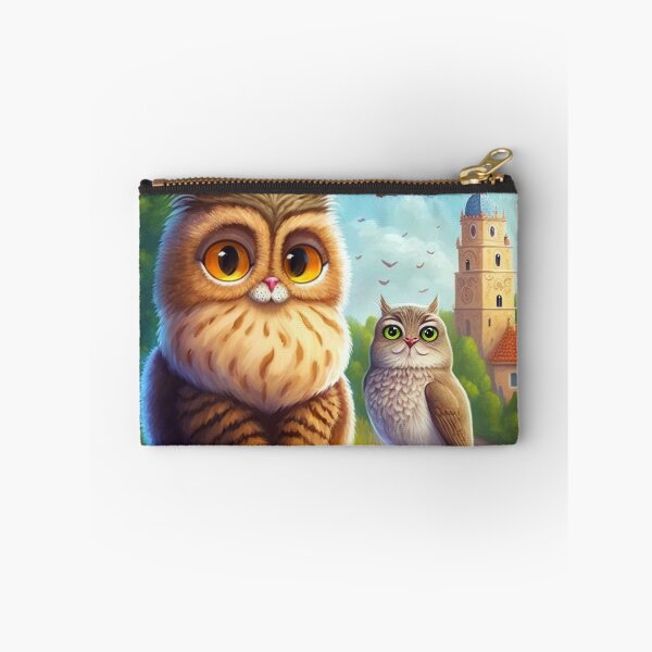 Item preview, A Cat And An Owl designed and sold by TheBaconStudio.