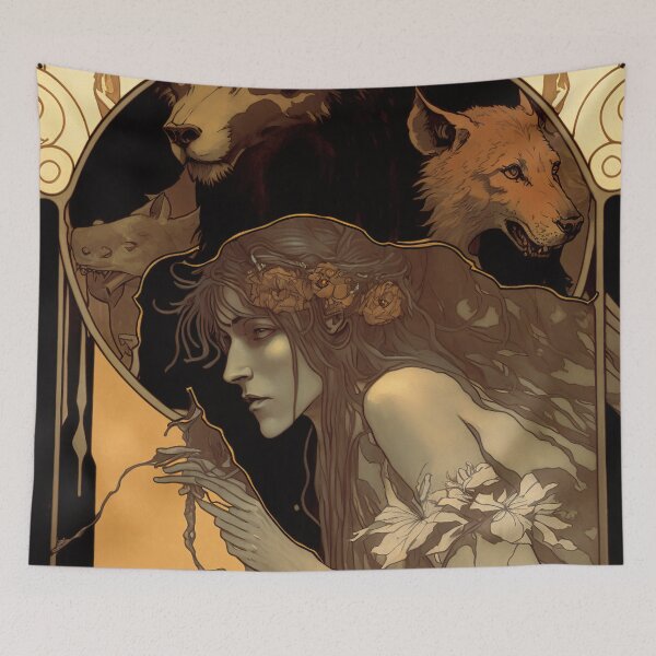 Item preview, Mujer de los lobos designed and sold by IA-Power.