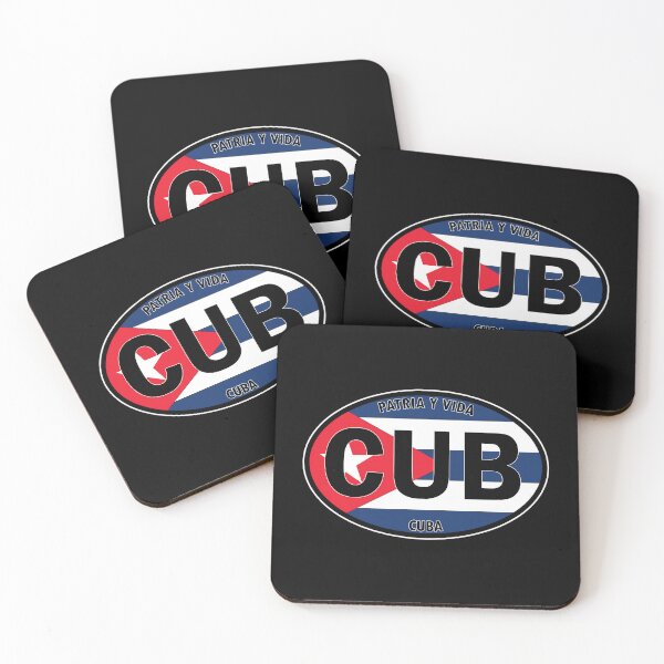 Item preview, CUB - Cuba "Patria y Vida" Oval Travel Bumper Sticker for your Car or Luggage. designed and sold by BBTravels.