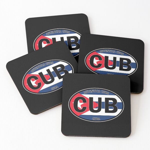 Item preview, CUB - Cuba "Autentica Cuba" Oval Travel Bumper Sticker for your Car or Luggage.  designed and sold by BBTravels.