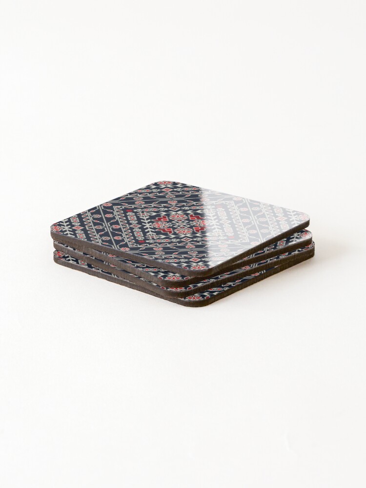 Thumbnail 4 of 5, Coasters (Set of 4), Persian Rug Pattern designed and sold by PatternMama.