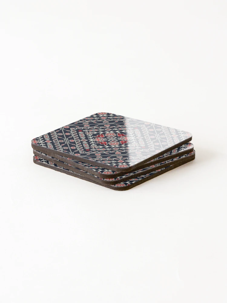 Thumbnail 4 of 5, Coasters (Set of 4), Persian Rug Pattern designed and sold by PatternMama.
