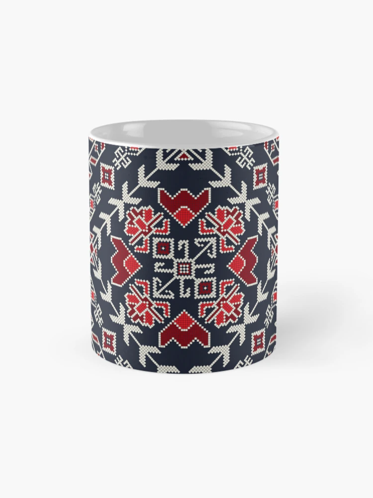 Thumbnail 4 of 6, Coffee Mug, Persian Rug Pattern designed and sold by PatternMama.