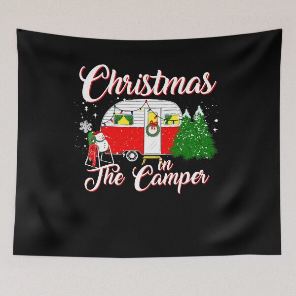 Item preview, Christmas in the camper family pj top cute holiday camping designed and sold by WilliamMacken.