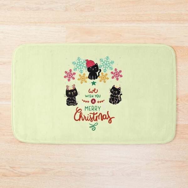 Item preview, Black santa cat tangled up in lights christmas santa | Merry Christmas funny cats sayings and quotes | gifts for Christmas designed and sold by ThanksVibe.