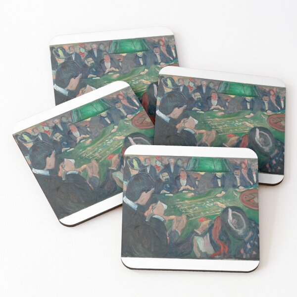 Item preview, At the Roulette Table in Monte Carlo Edvard Munch 1892 designed and sold by hottest-tees.