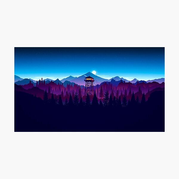 Item preview, Firewatch - Landscape  designed and sold by BoredGirl.