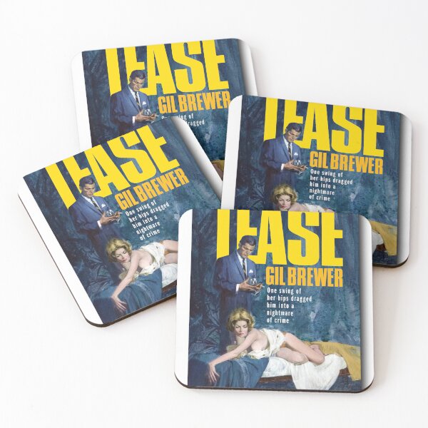 Item preview, The Tease by Gil Brewer Paperback Cover Poster designed and sold by jvorzimmer.