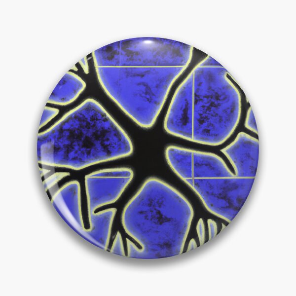 Item preview, Bright Painting Of A Neuron - Psychology, Neuroscience, Psych, Psychiatrist, Neuron, Dopamine, Serotonin, Mental Health, Mental Illness, Depression, Anxiety designed and sold by jadedscientist.