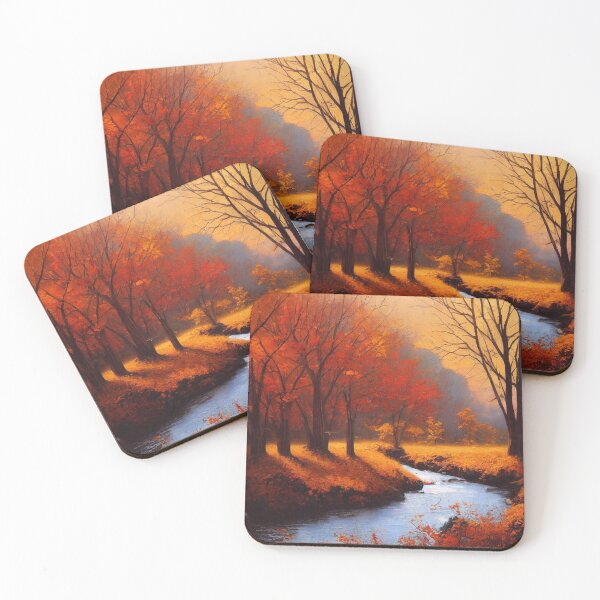 Item preview, Fall Scene With Stream designed and sold by tomorrowsart.