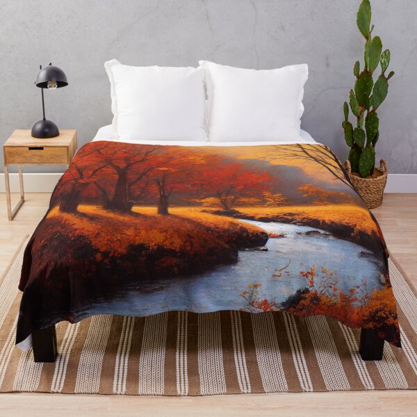 Item preview, Fall Scene With Stream designed and sold by tomorrowsart.