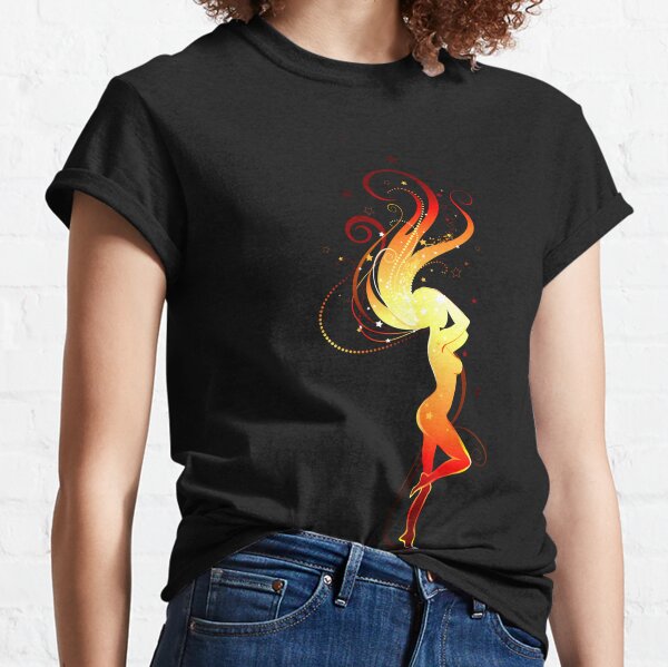 No Hot Girls T Shirts Redbubble - roblox flaming mohawk glitch