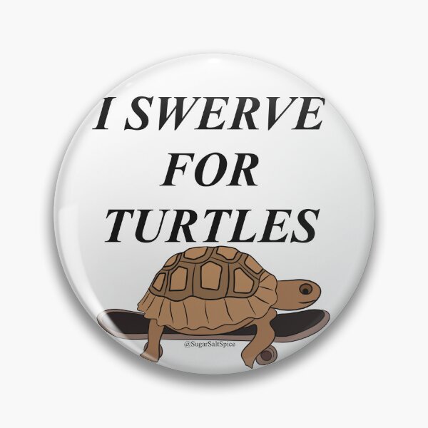 Aperçu de l'œuvre Je fais une embardée pour les tortues créée et vendue par SugarSaltSpice.