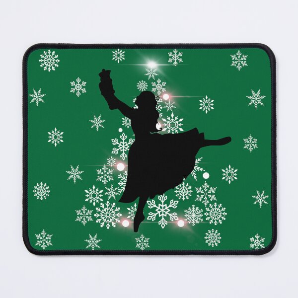 Item preview, The Nutcracker Ballet, Clara and Christmas Tree Christmas Holiday Dance- Green designed and sold by Kate Hyunsu Cho.