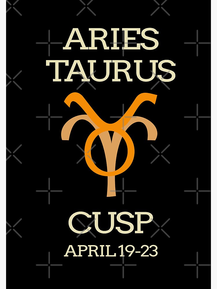 Zodiac Cusp Aries Taurus April Birthday Spiral Notebook