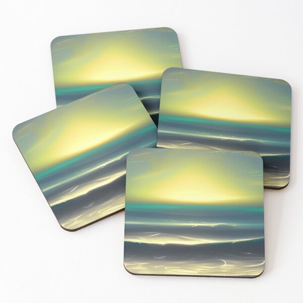 Item preview, Bioluminescent Beach, impasto, Ai Generated Art  designed and sold by ACC .