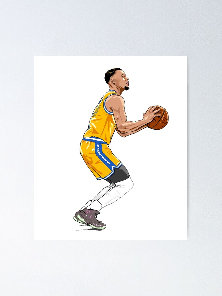 Steph Curry Poster Instant Digital Download Basketball 