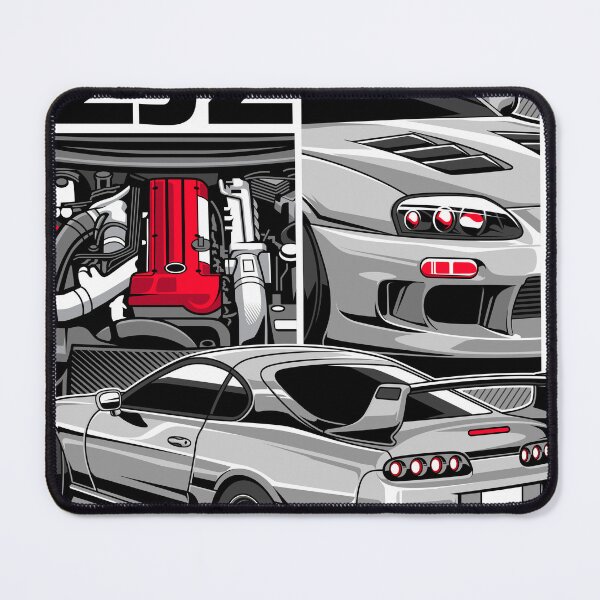 Item preview, 2JZ Toyota Supra Car Drawing designed and sold by mohalldi.