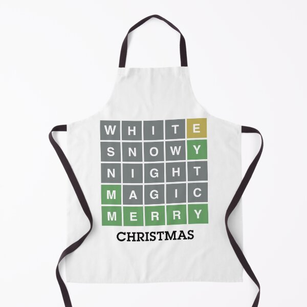 Item preview, Funny Wordle Christmas Gift. White Snowy Night Magic Merry Christmas. designed and sold by nookworker.