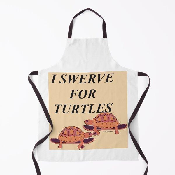 Item preview, I swerve for turtles #2 designed and sold by SugarSaltSpice.