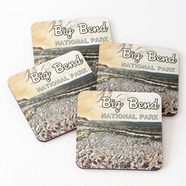 Item preview, Big Bend - National Park Art Collection designed and sold by NationalParkArt.