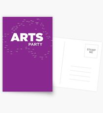 The Arts End of the World - Arts Party Postcards