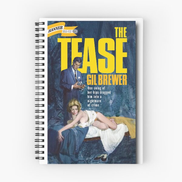 Item preview, The Tease by Gil Brewer Paperback Cover Poster designed and sold by jvorzimmer.