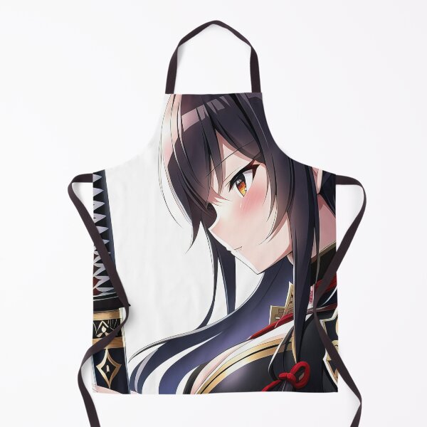 Item preview, Female anime warrior holding her katana designed and sold by 100PercentOtaku.