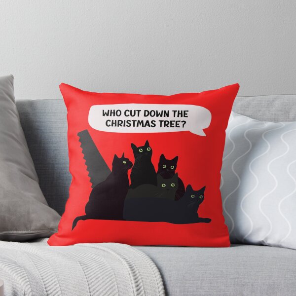 Item preview, Funny Cat Christmas | Christmas Tree Killers designed and sold by FunnyFactDesign.