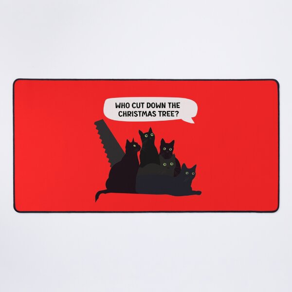 Item preview, Funny Cat Christmas | Christmas Tree Killers designed and sold by FunnyFactDesign.