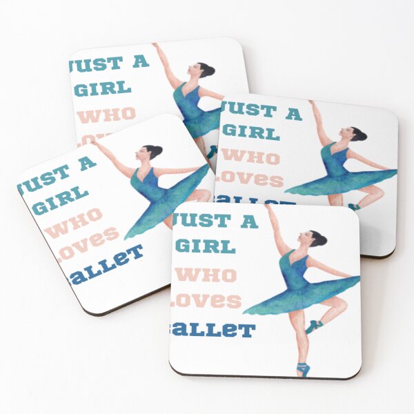 Item preview, Just A Girl Who Loves Ballet  designed and sold by BasicPrintStudio.
